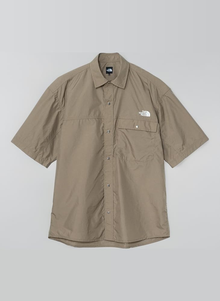 げの！【未使用品】　ノースフェイス　ショートスリーブヌプシシャツ　サイズＬ Amazon.co.jp: THE NORTH FACE(ザノースフェイス) 半袖シャツ S